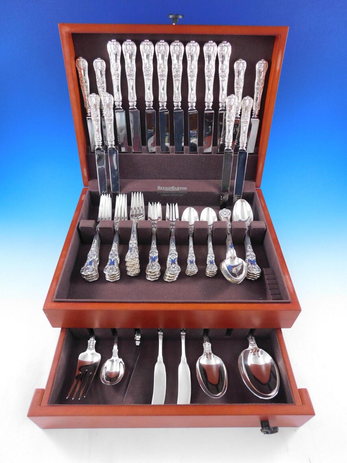 ENGLISCHER KÖNIG (um 1885)

Muster, die unserem English King ähneln, wurden erstmals Ende des 18. Jahrhunderts in Frankreich und England verwendet und gehören auch heute noch zu den beliebtesten Besteckstilen in Europa und Amerika. Tiffany & Co.