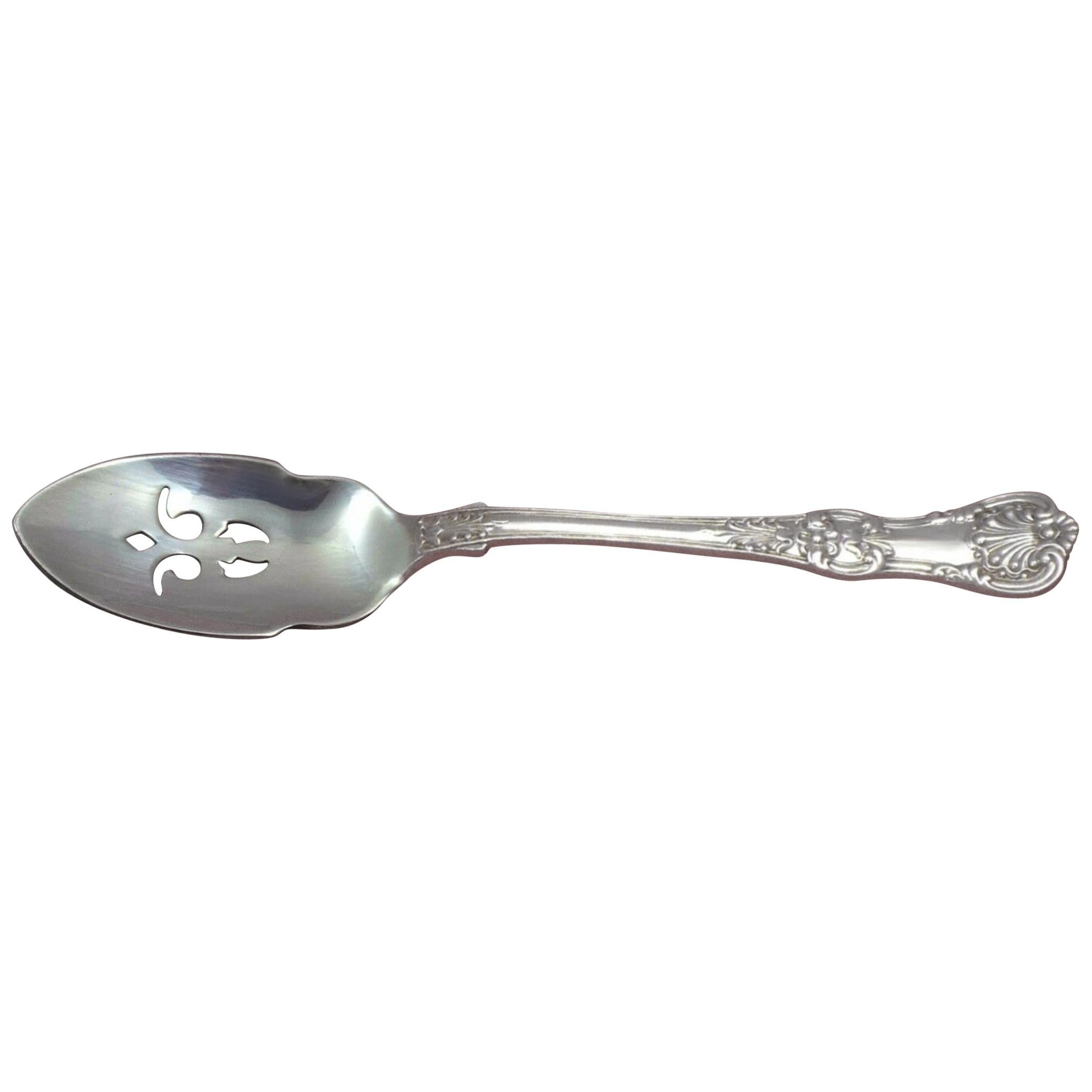 English King by Tiffany & Co. Sterling Silver Olive Spoon Pierced Custom