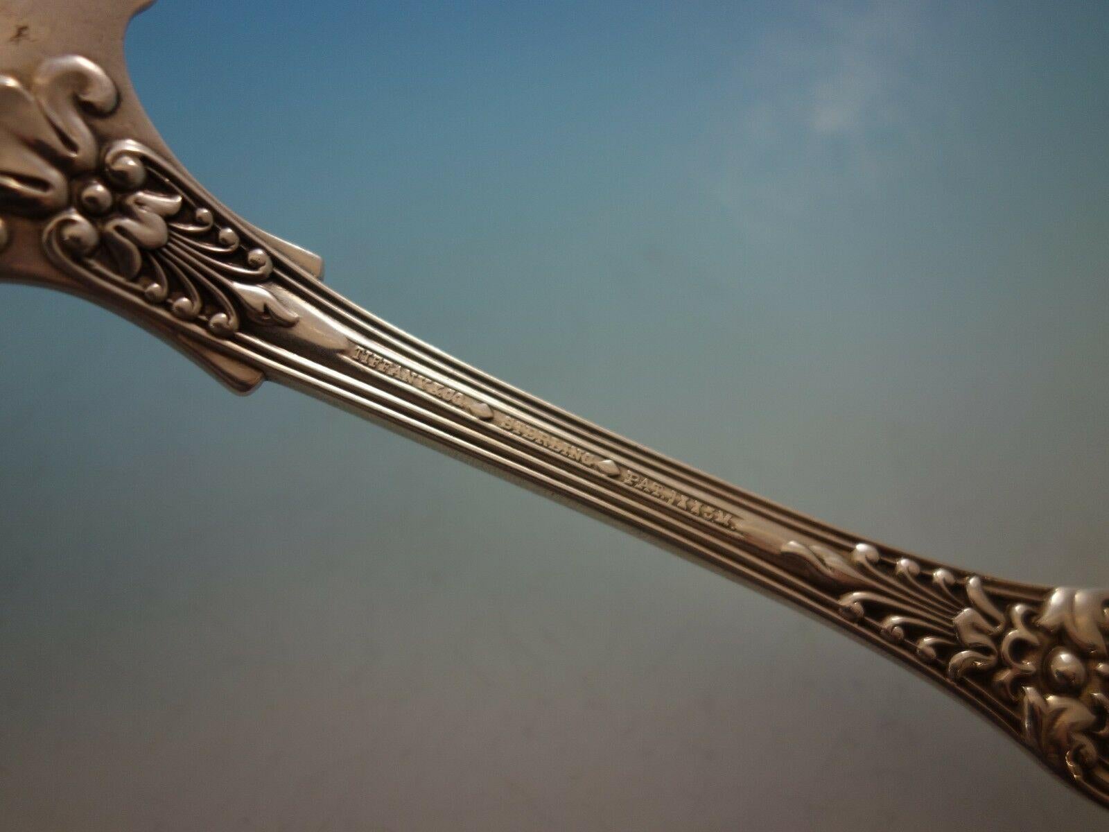 English King by Tiffany Sterling Silver Asparagus Serving Fork Round Tine 1