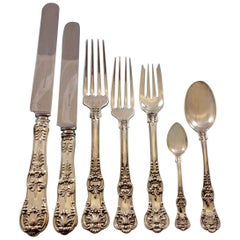 English King by Tiffany Sterling Silver Flatware Set Service 42 Pieces Dinner