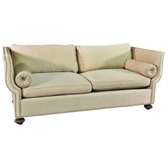 Anglais Knole Style Althorp Living History Sofa Couch Oatmeal Upholstery 1 of 2