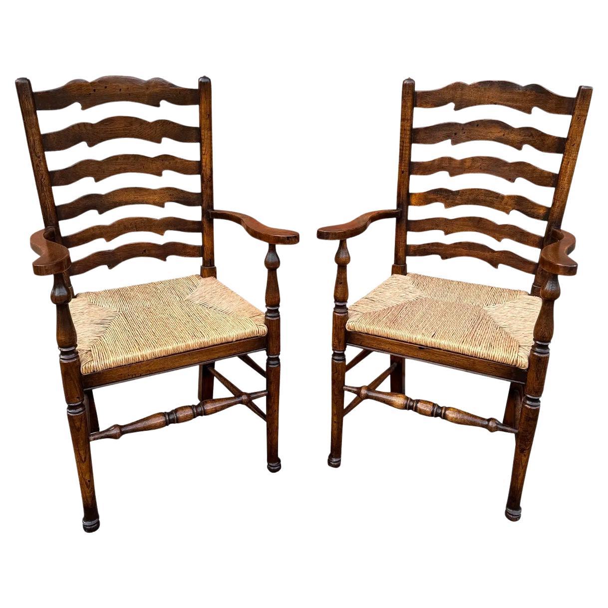 Fauteuils à dossier échelonné anglais