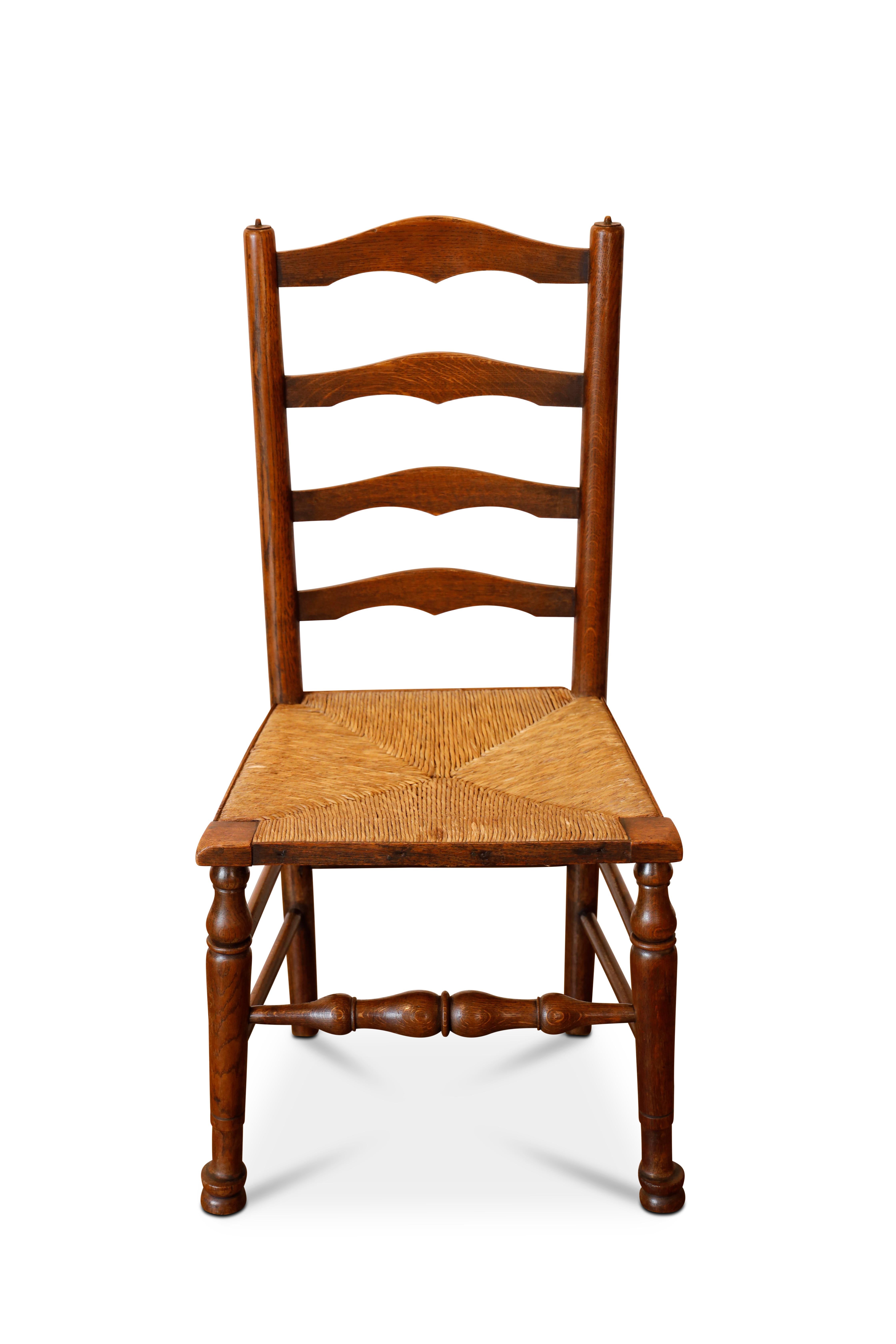 English Ladder Back Chairs For Sale 5