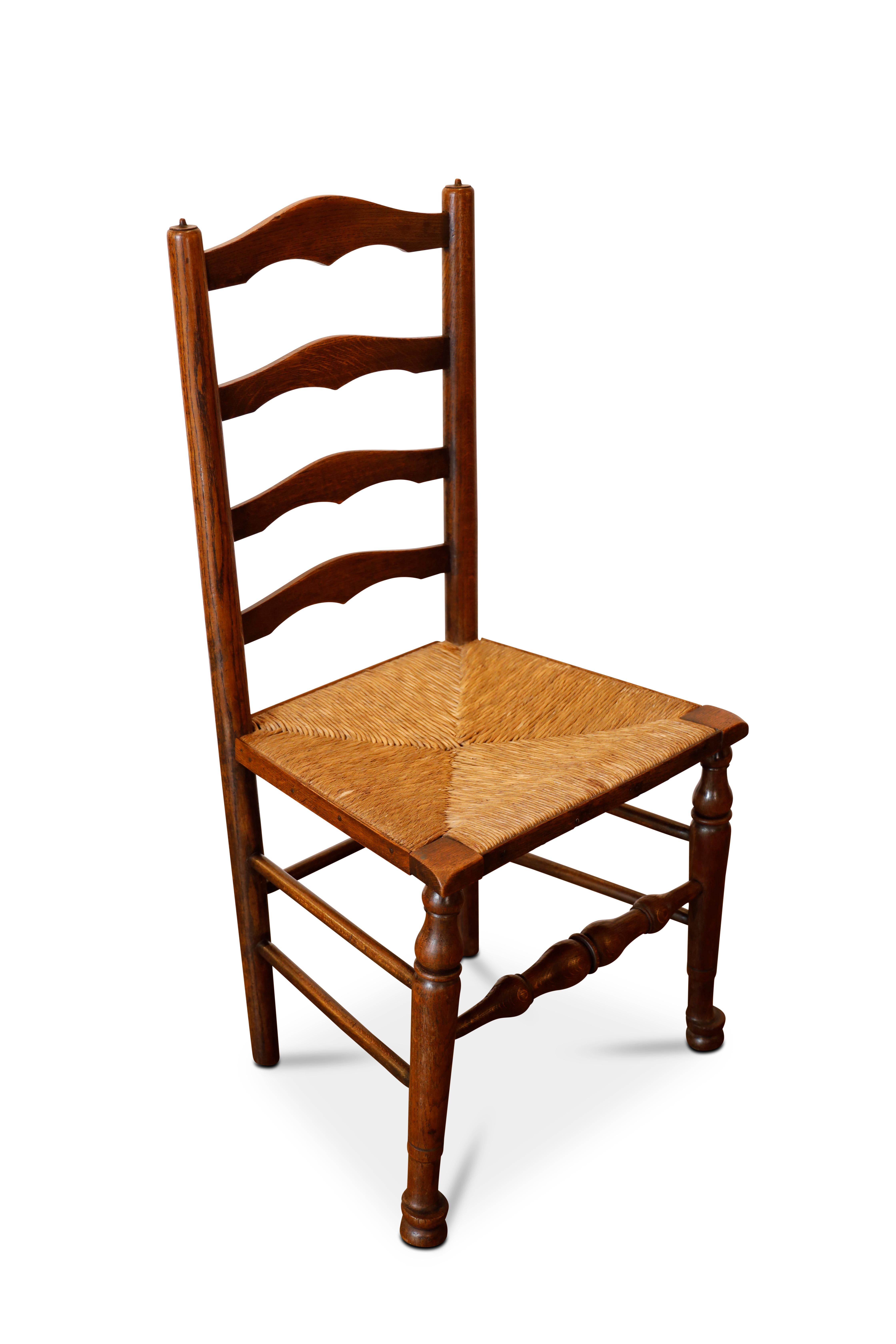 English Ladder Back Chairs For Sale 6
