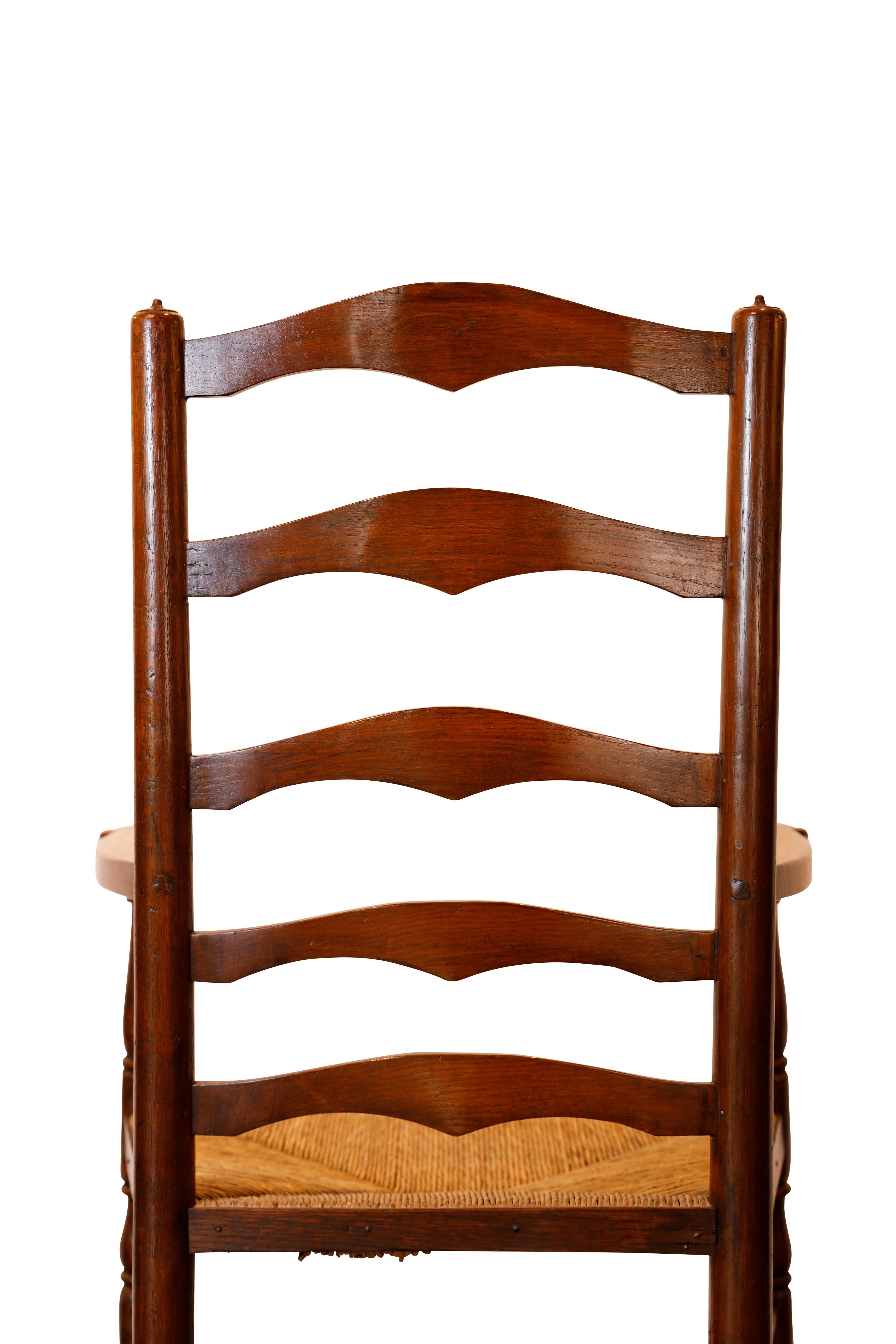 English Ladder Back Chairs For Sale 2