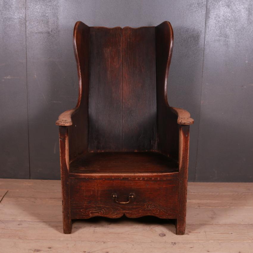 lambing chair wicker