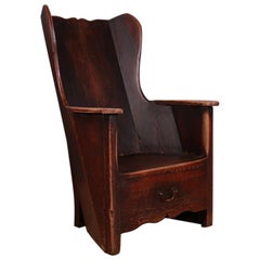Antique English Lambing Chair