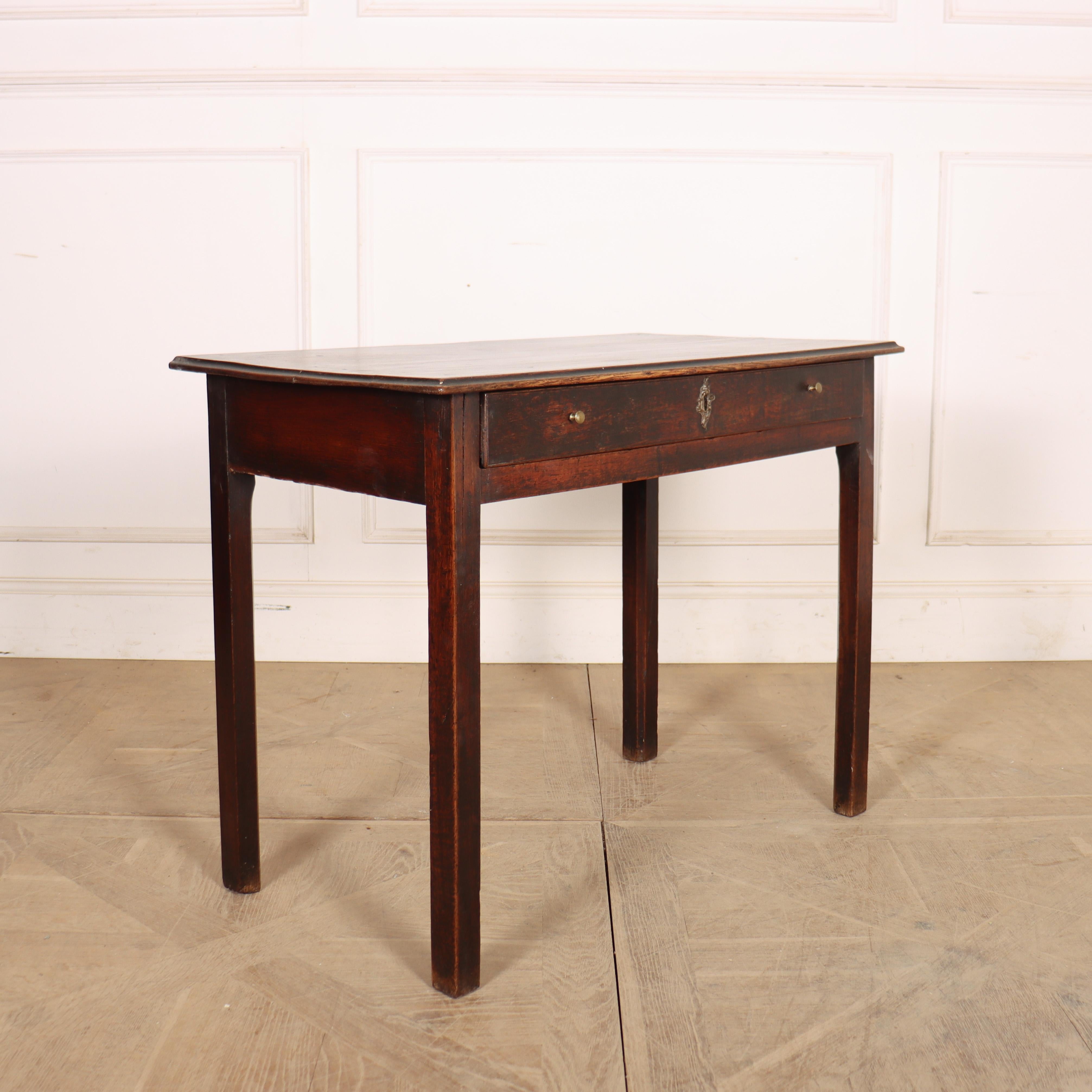 Grazioso tavolo da lampada inglese a un cassetto del XVIII secolo in Oak. 1790.


Codice: 9006

Dimensioni:
L: 36,5