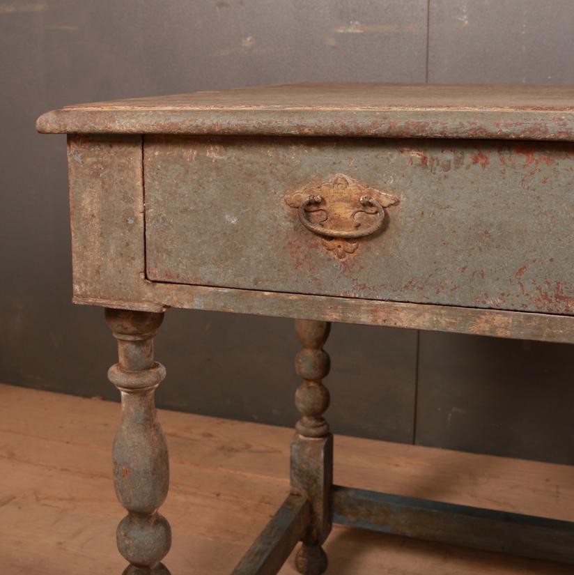 Painted English Lamp Table