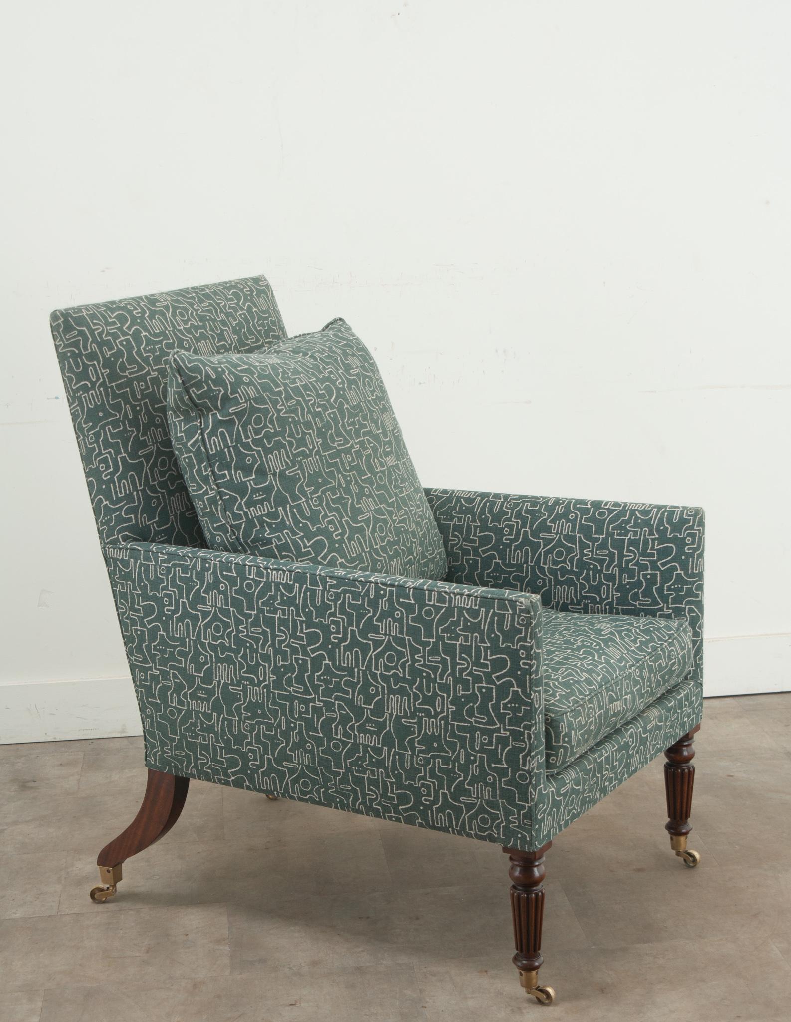Contemporary English Lancaster Chair from JAMB For Sale