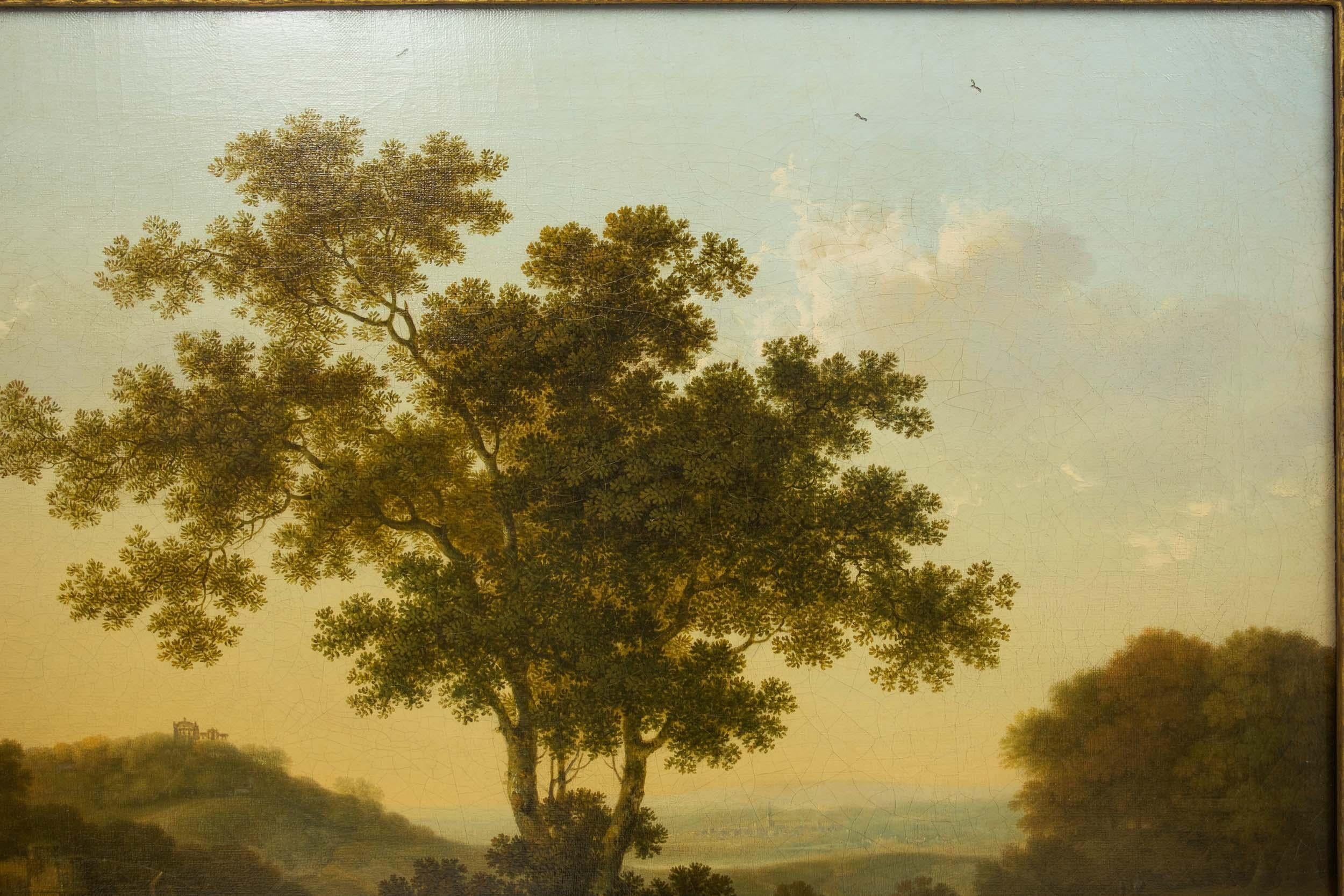 British English Landscape Painting of 