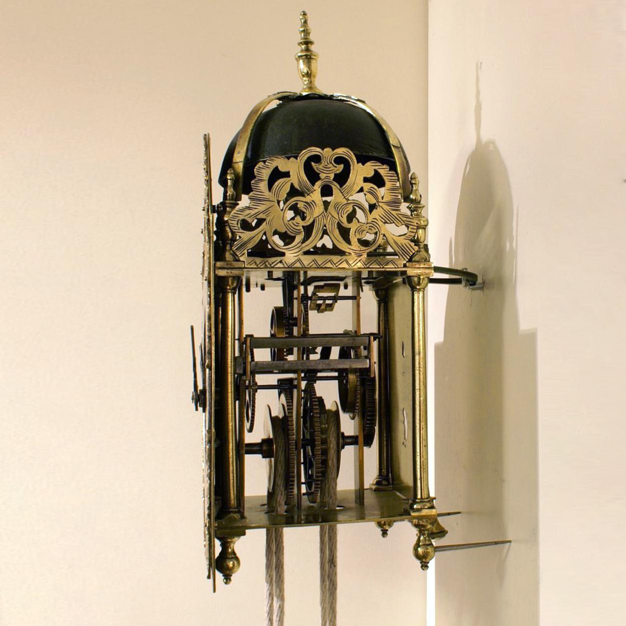 Mid-18th Century English Lantern Clock for the Ottoman Empire, 1730 For Sale