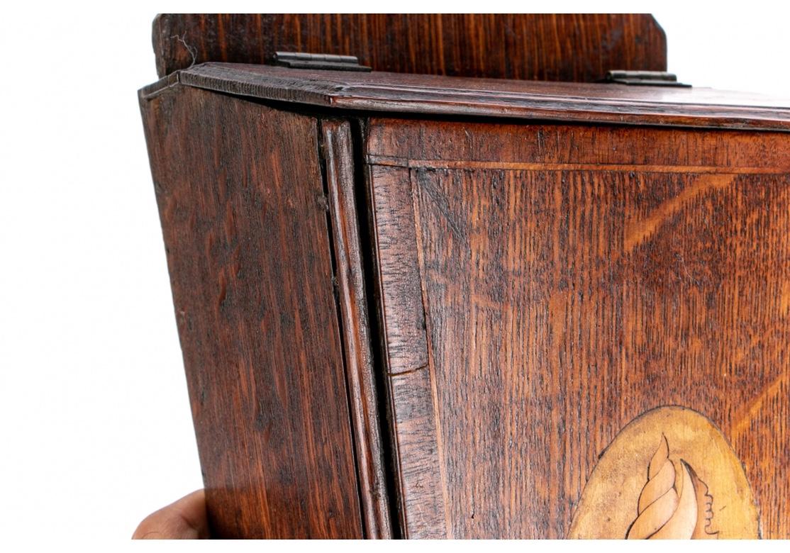 Oak English Late 18th Century George III Period Wall Box