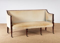 English Late Georgian Mahogany Settee