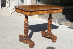 English Late Regency Period Small Rosewood Writing Table Attributed to Gillows