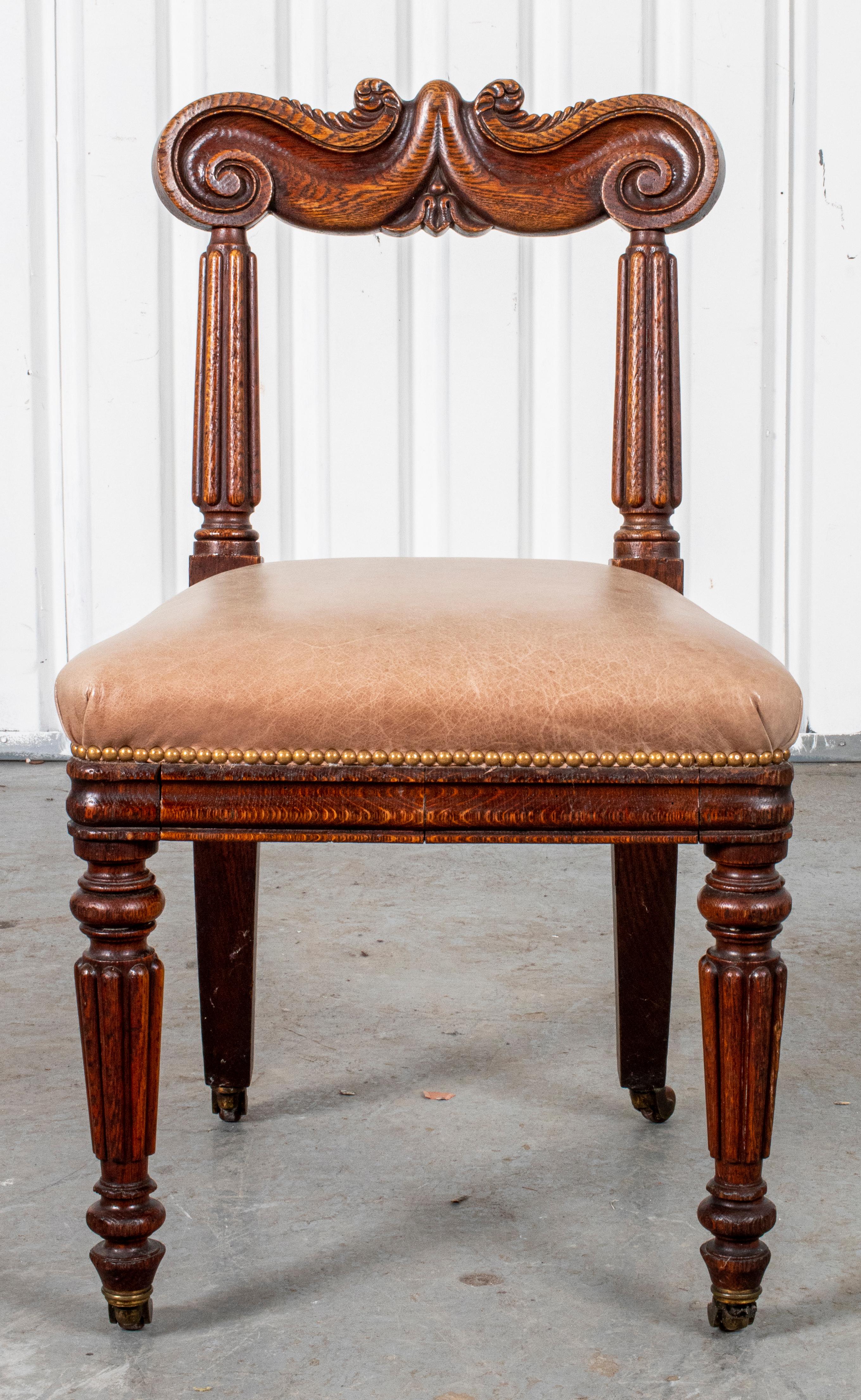 English Late Regency Side Chair In Good Condition In New York, NY