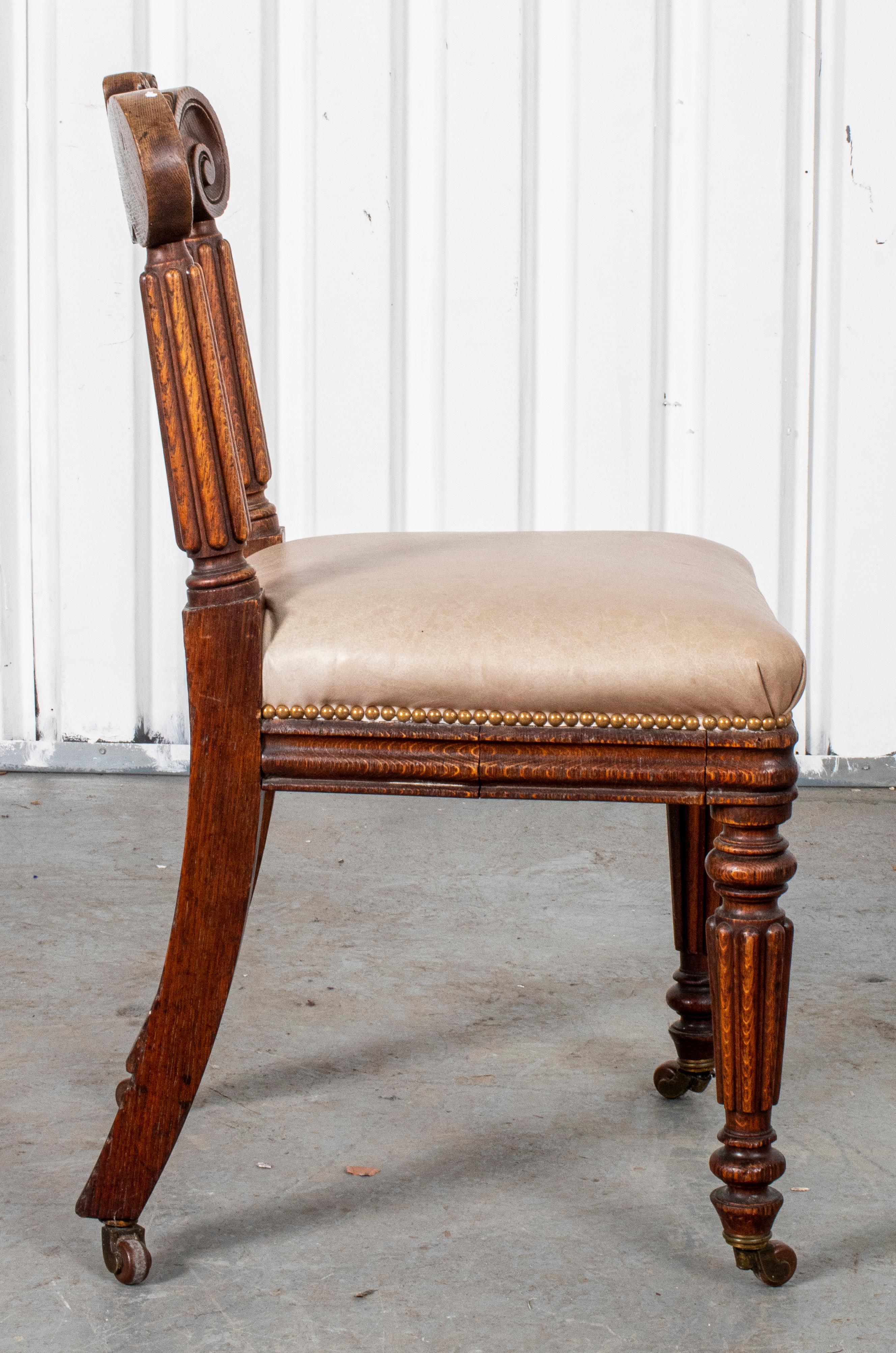 20th Century English Late Regency Side Chair