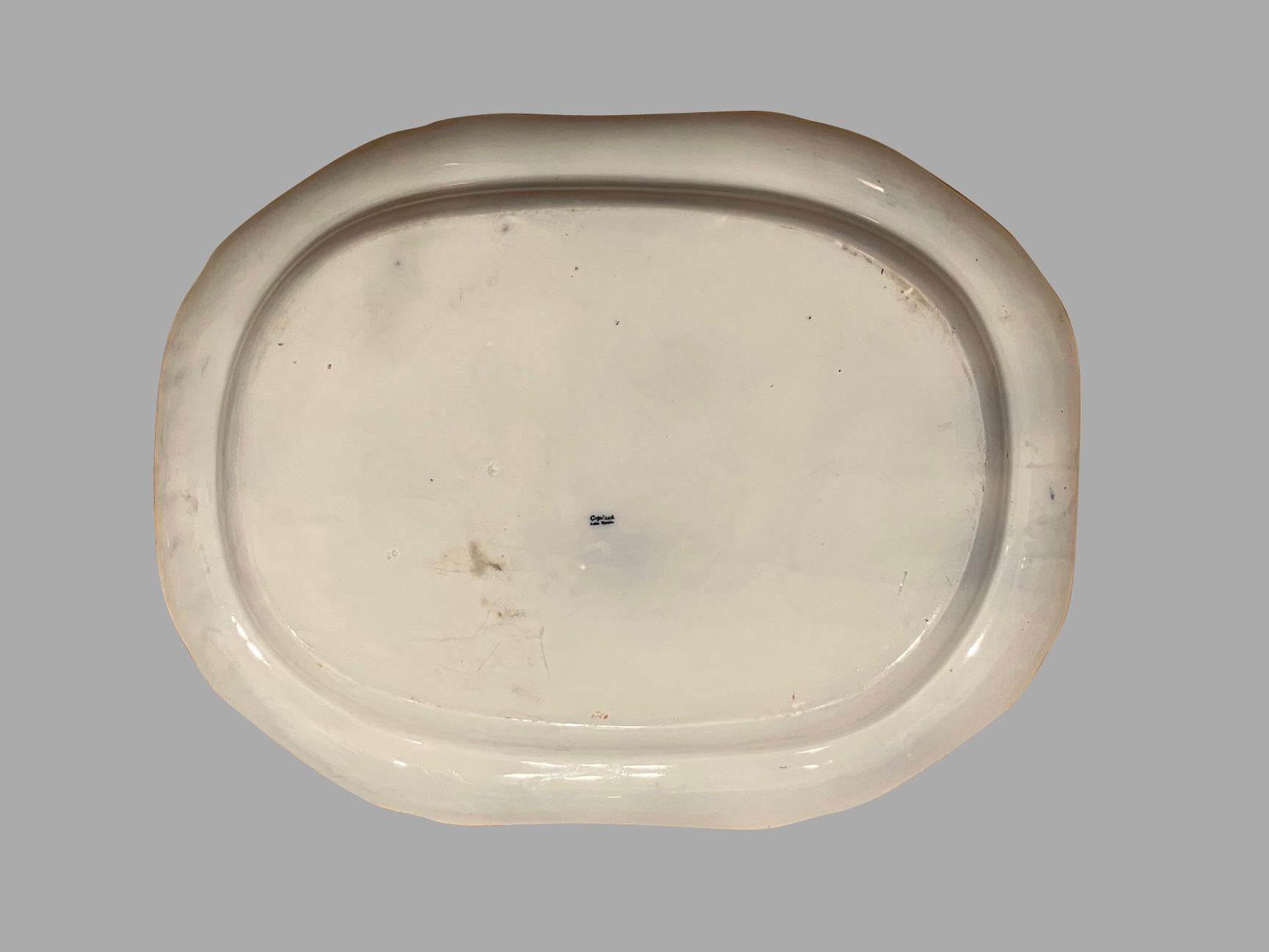 Platos Graduados Spode Ingleses Tardíos con Inserto al Gusto Chino Imari Mediados del siglo XIX en venta