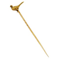 Épingle de Sticks en or 14K de la fin de l'époque victorienne anglaise