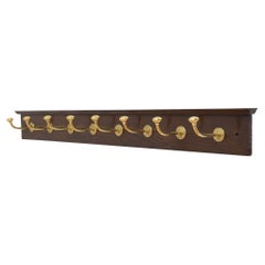 English Late Victorian Coat Hooks Coat Rack