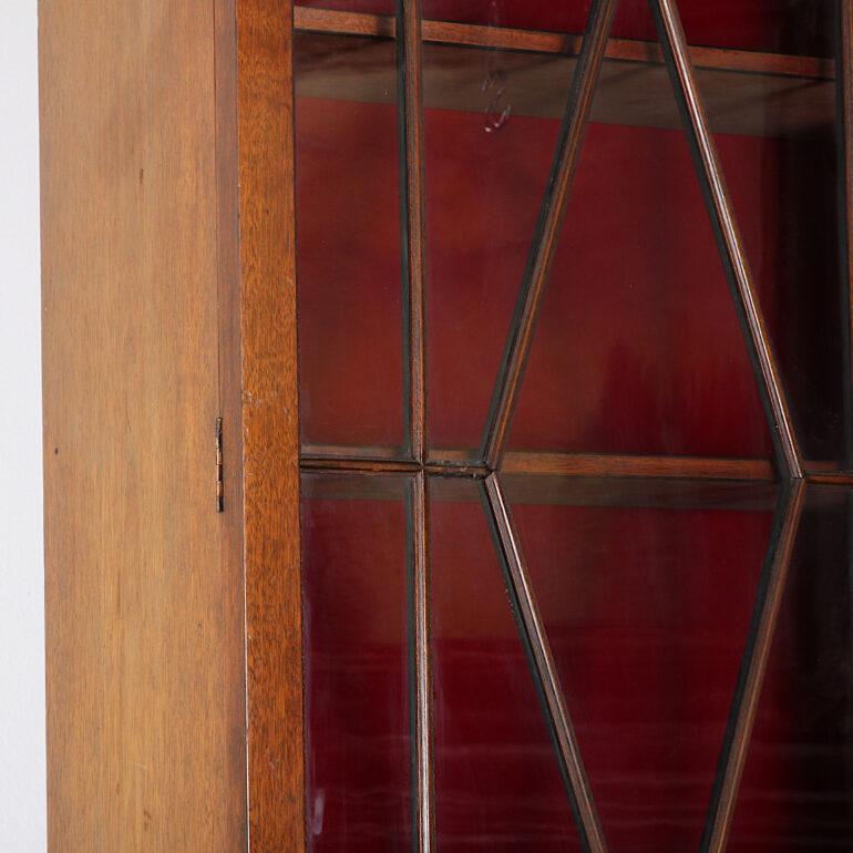 English Late Victorian / Edwardian Inlaid Mahogany Sectretary Bookcase Desk 3