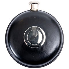 English Leather and Chrome Flask