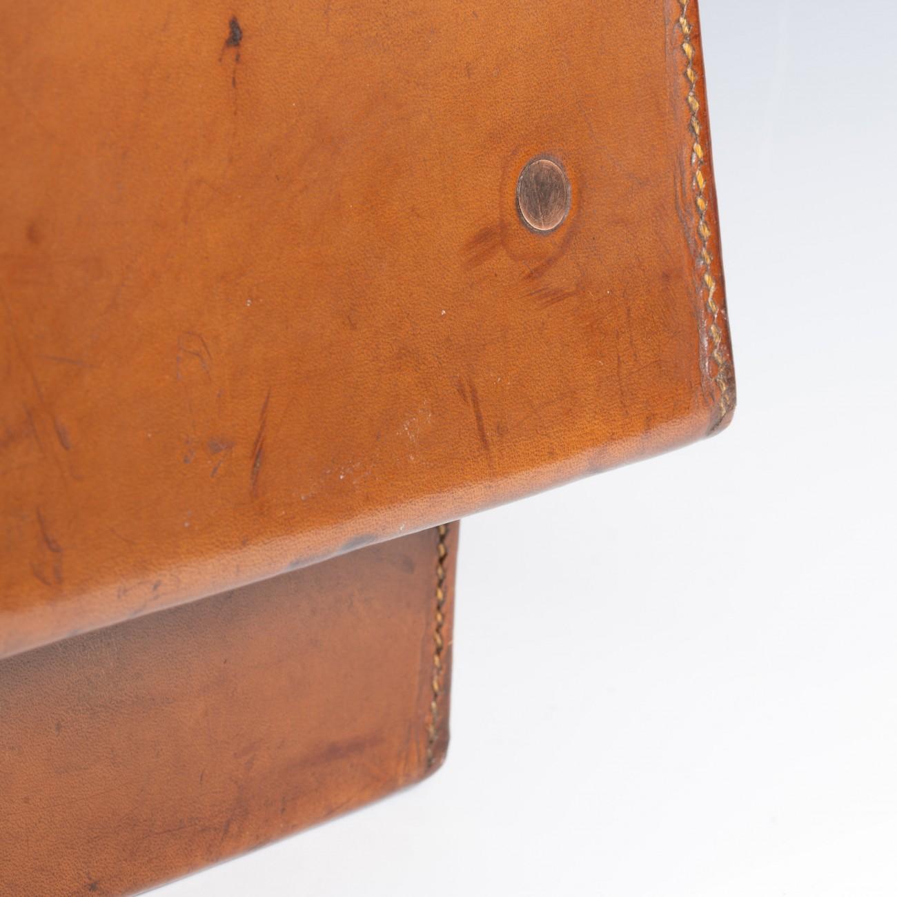 English Leather Attaché Case, circa 1940 3