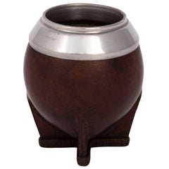 English Leather Pencil Cup