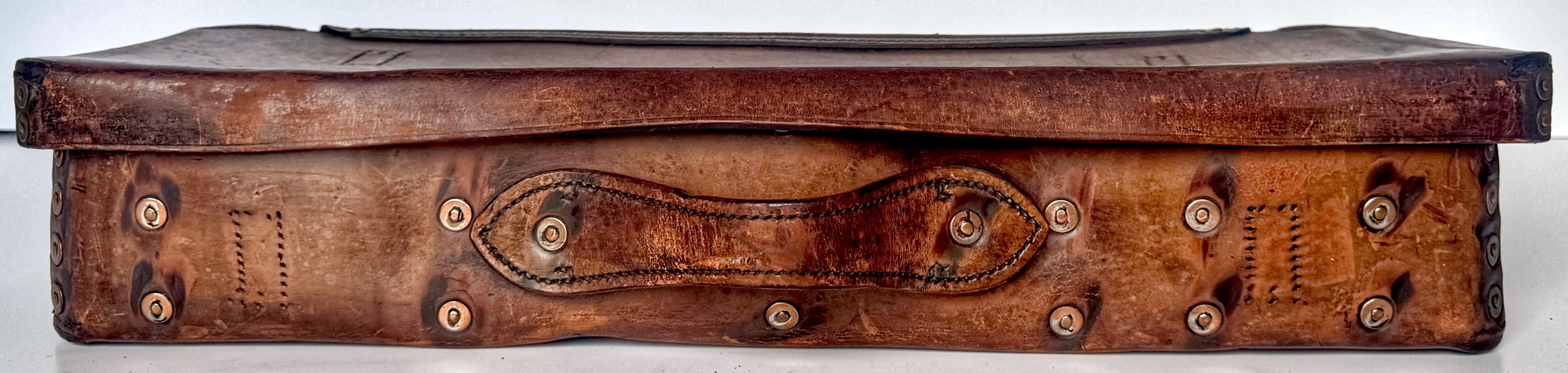 English Leather Sportsmans Case with King George V Cypher 2