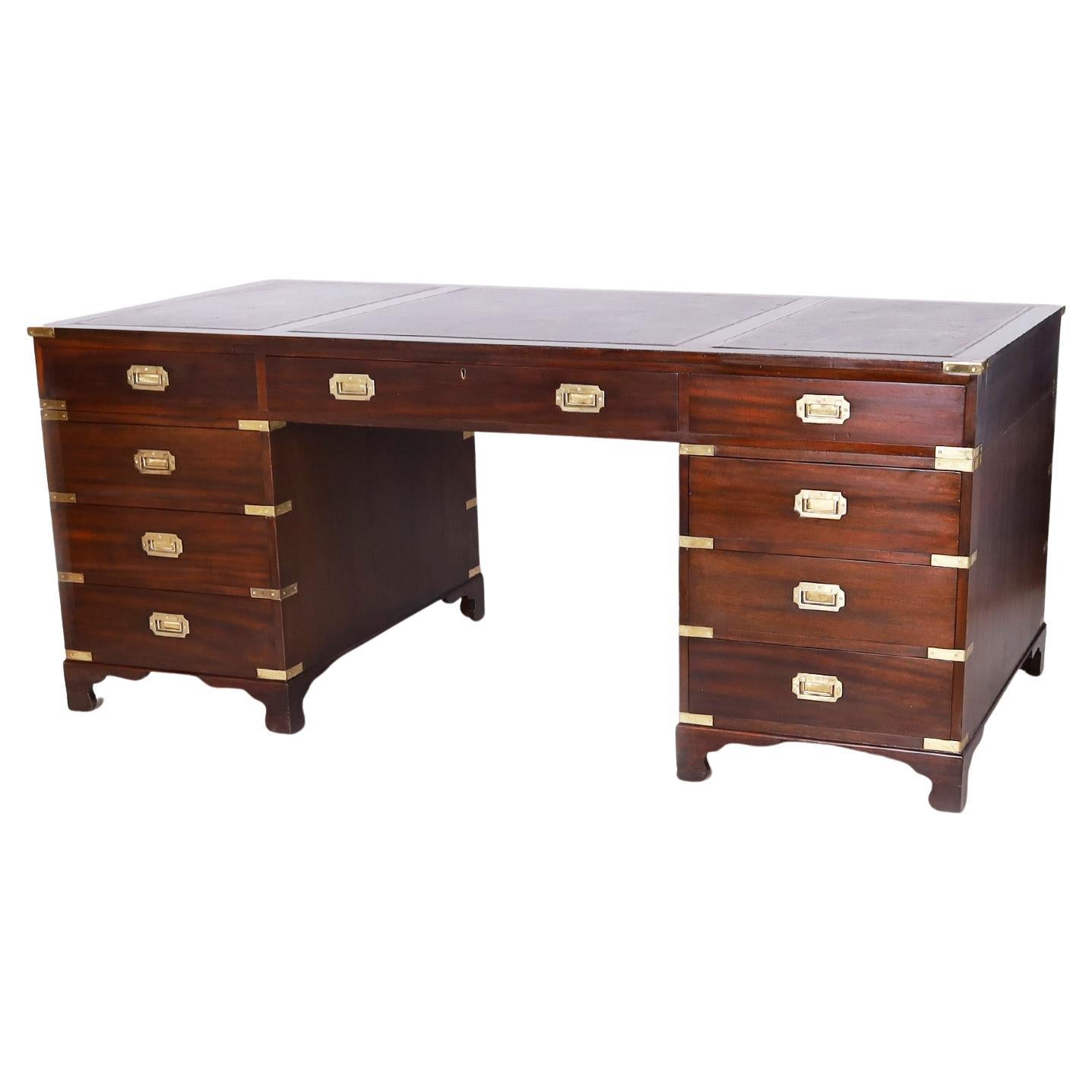 English Leather Top Campaign Desk