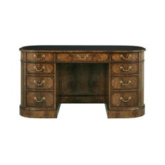 English Leather Top Desk