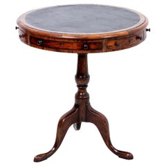 English Leather Top Table