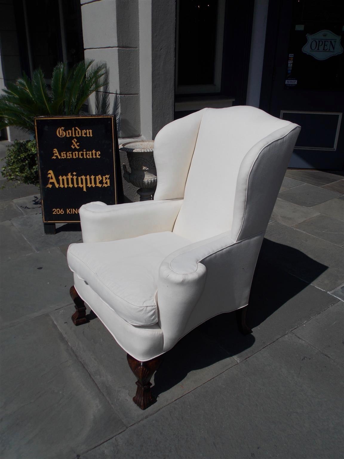 shell wing chair