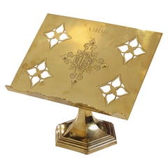 English Lectern or Book Stand of Brass