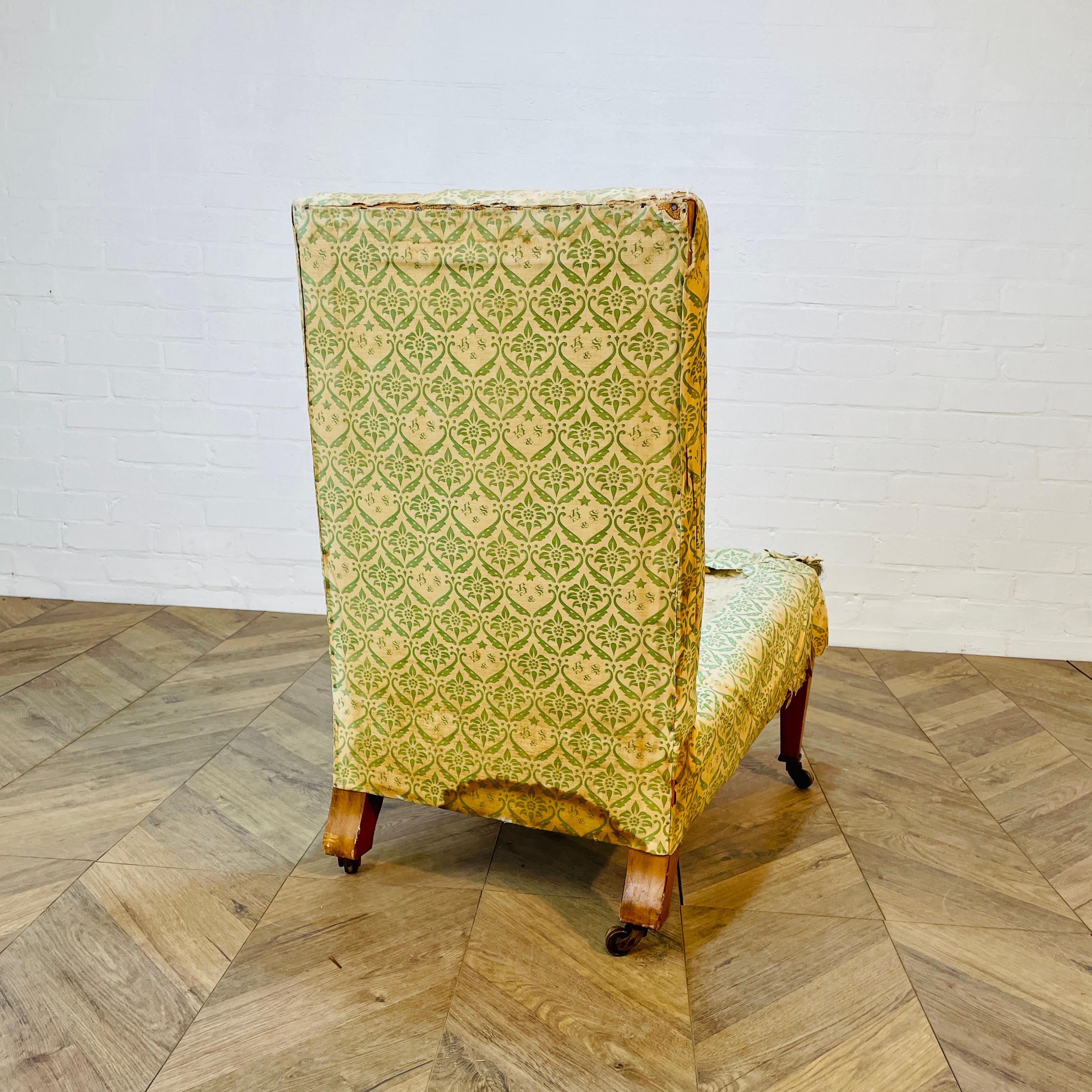English Lenygon + Morant, Howard and Sons, Slipper Chair *Restoration Required* 5