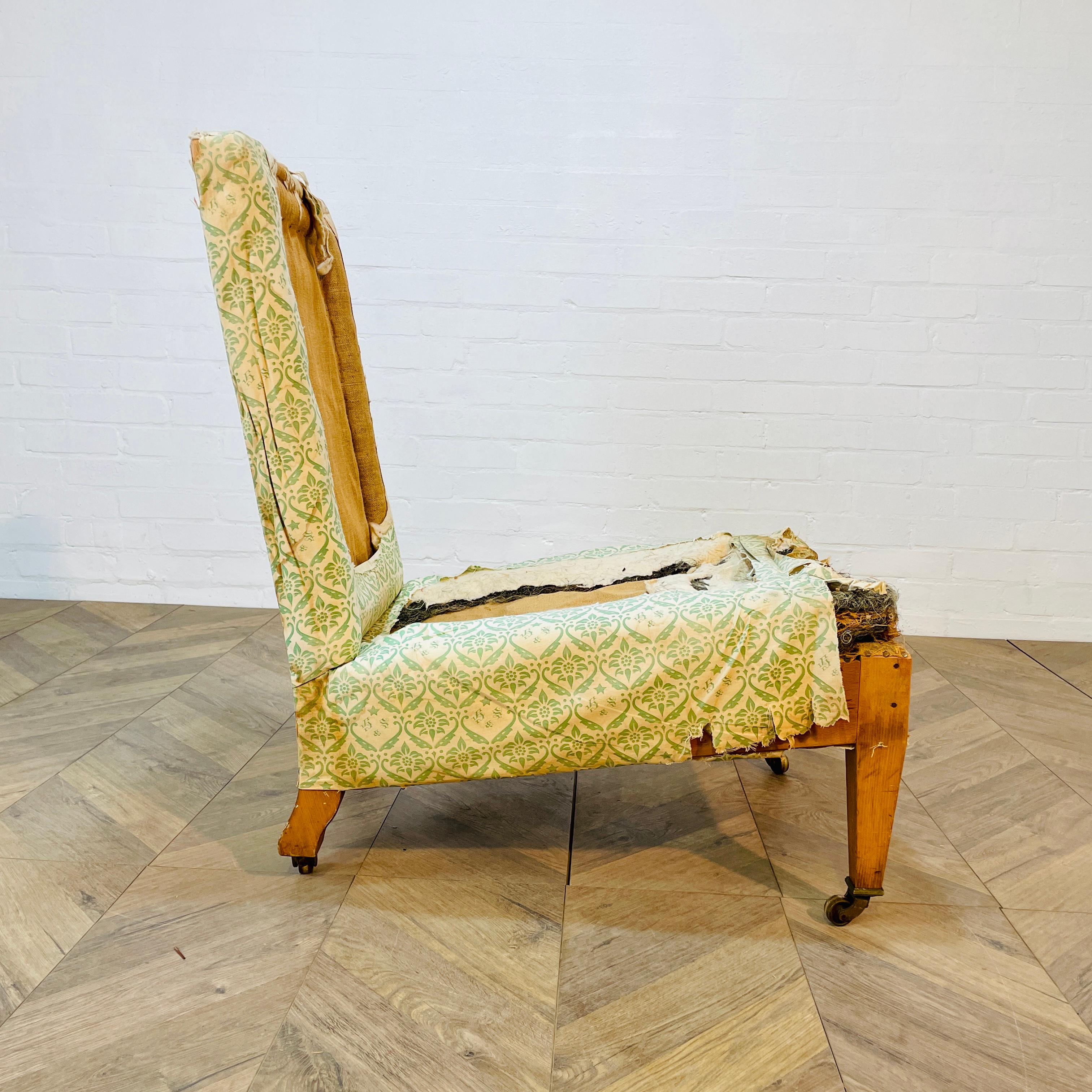 English Lenygon + Morant, Howard and Sons, Slipper Chair *Restoration Required* 9