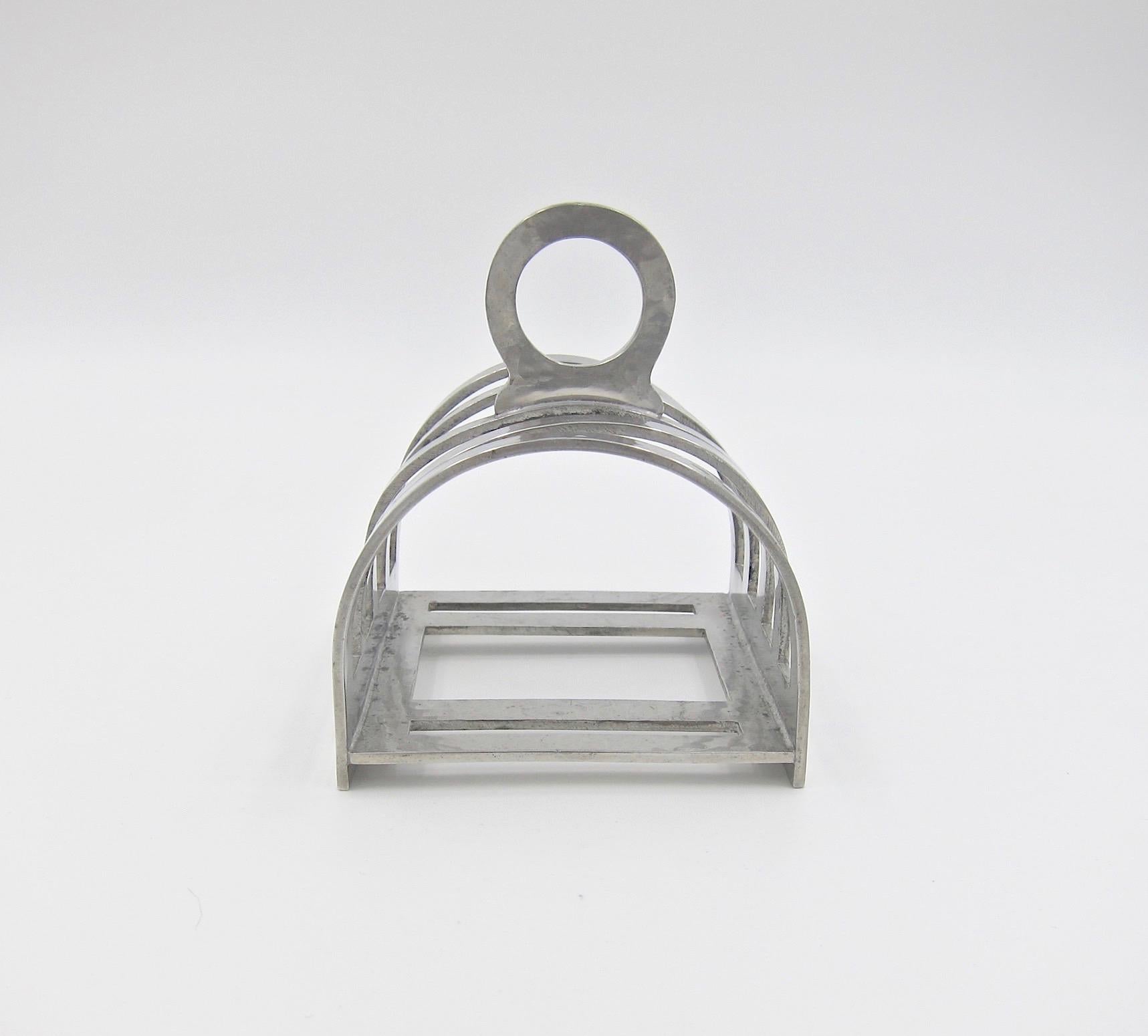 Englisch Liberty & Co Tudric Zinn Toast Rack:: um 1914 1