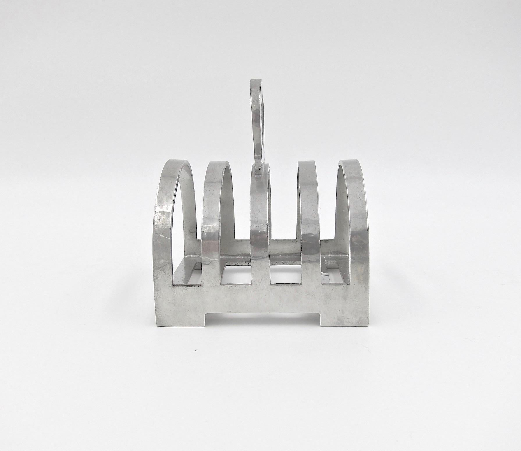Englisch Liberty & Co Tudric Zinn Toast Rack:: um 1914 2