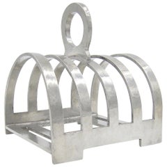 Englisch Liberty & Co Tudric Zinn Toast Rack:: um 1914