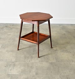 English Liberty London Arts & Crafts Mahogany Side Table