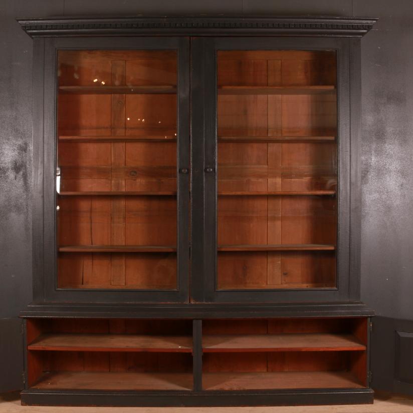 Painted English Library Bookcase