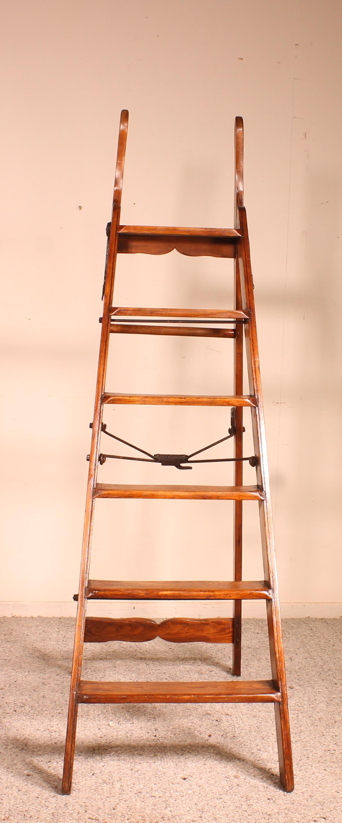 wrought iron ladder