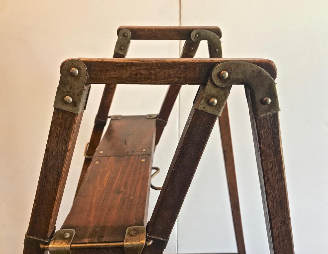 Arts and Crafts English Library Steps or Ladder