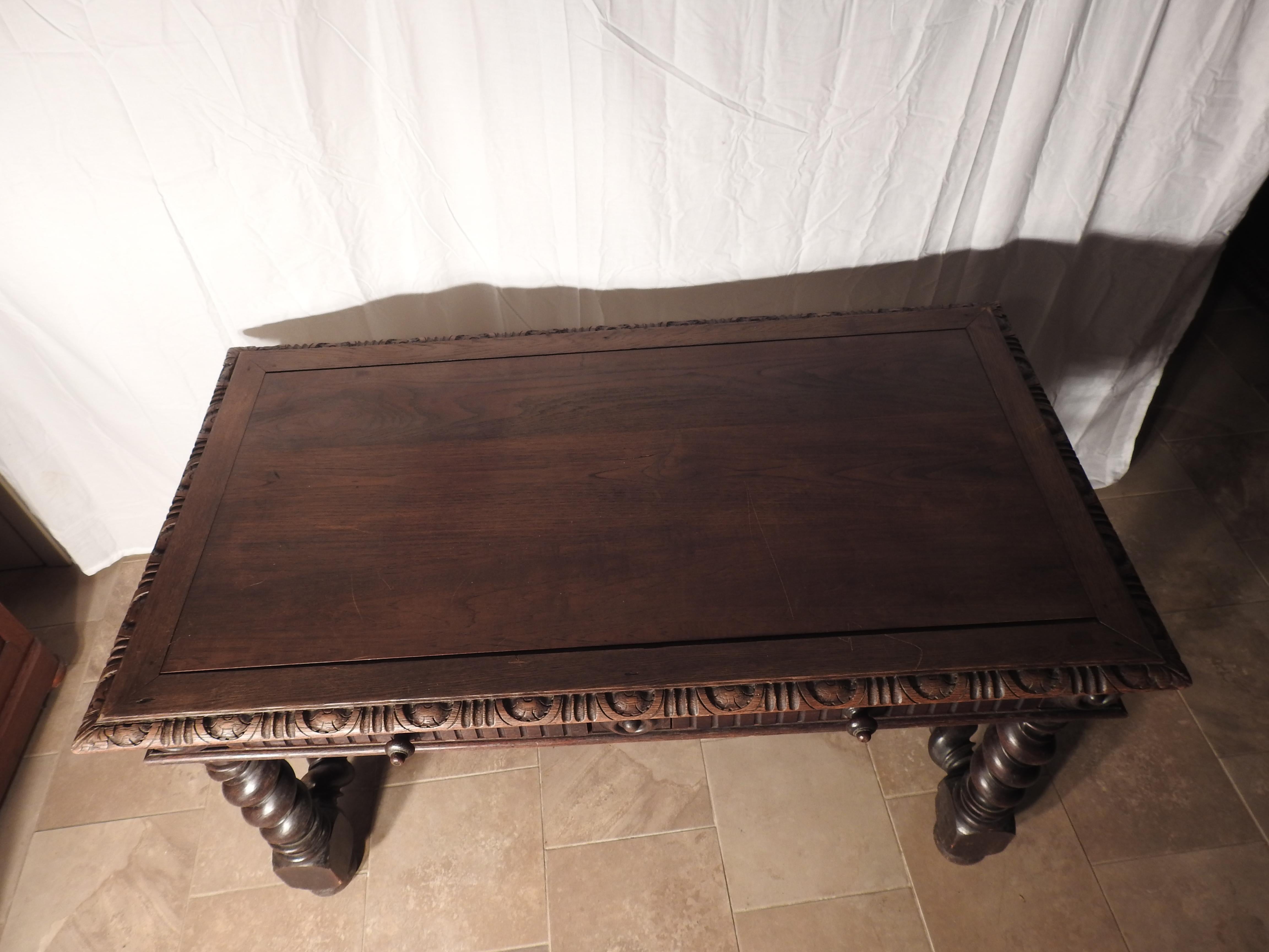 English Library Table, 19th Century For Sale 5