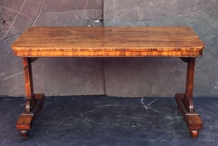 English Library Table of Rosewood from the Regency Era