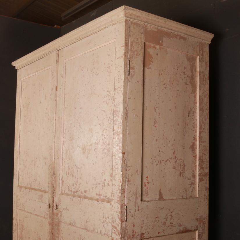 19th Century English Linen Cupboard
