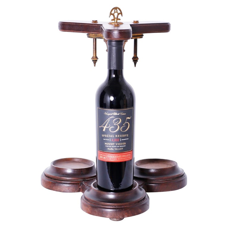 English Locking Wine Bottle Rack For Sale at 1stDibs