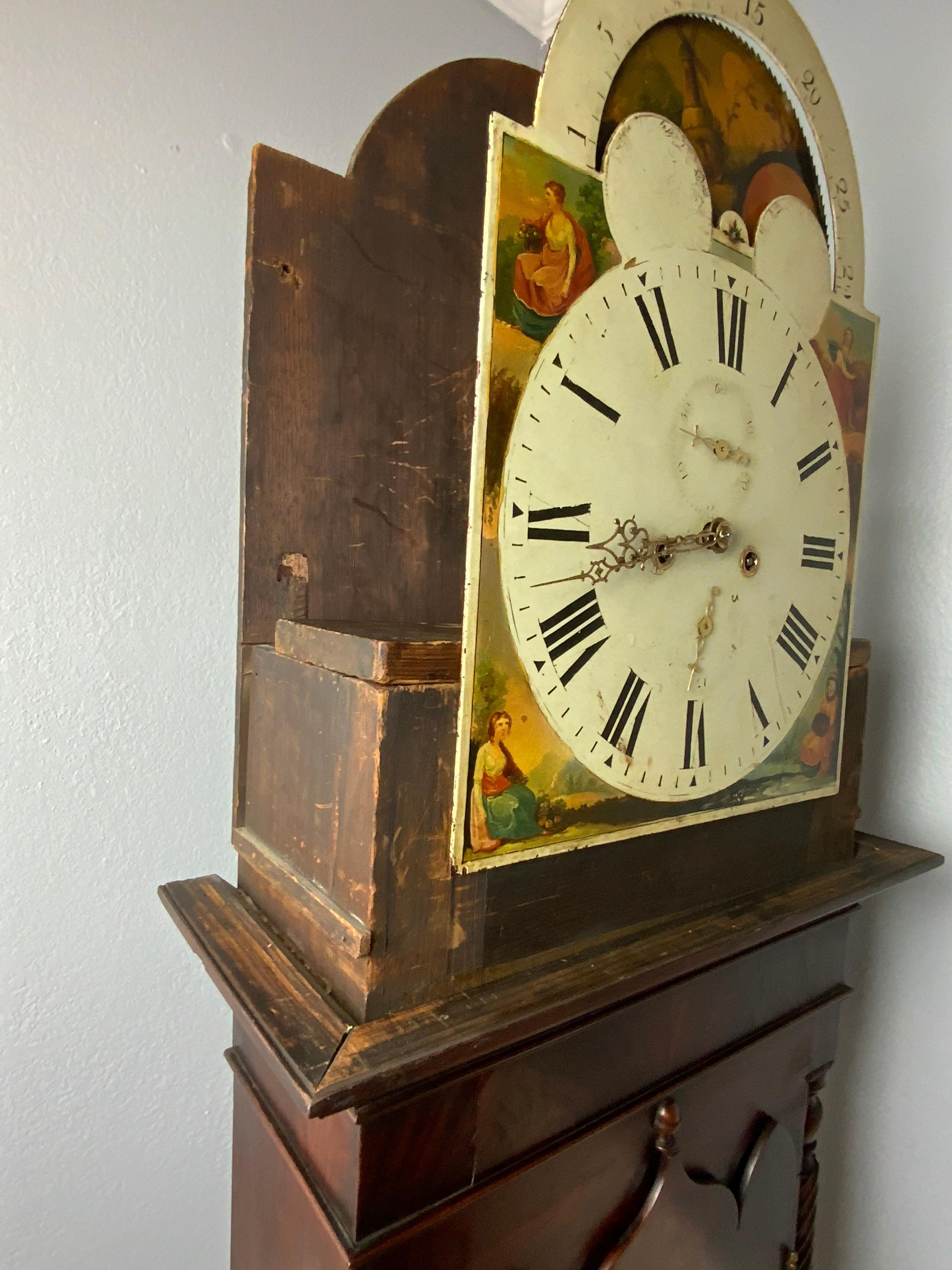 English Long Case Clock Finnemore of Birmingham  For Sale 6