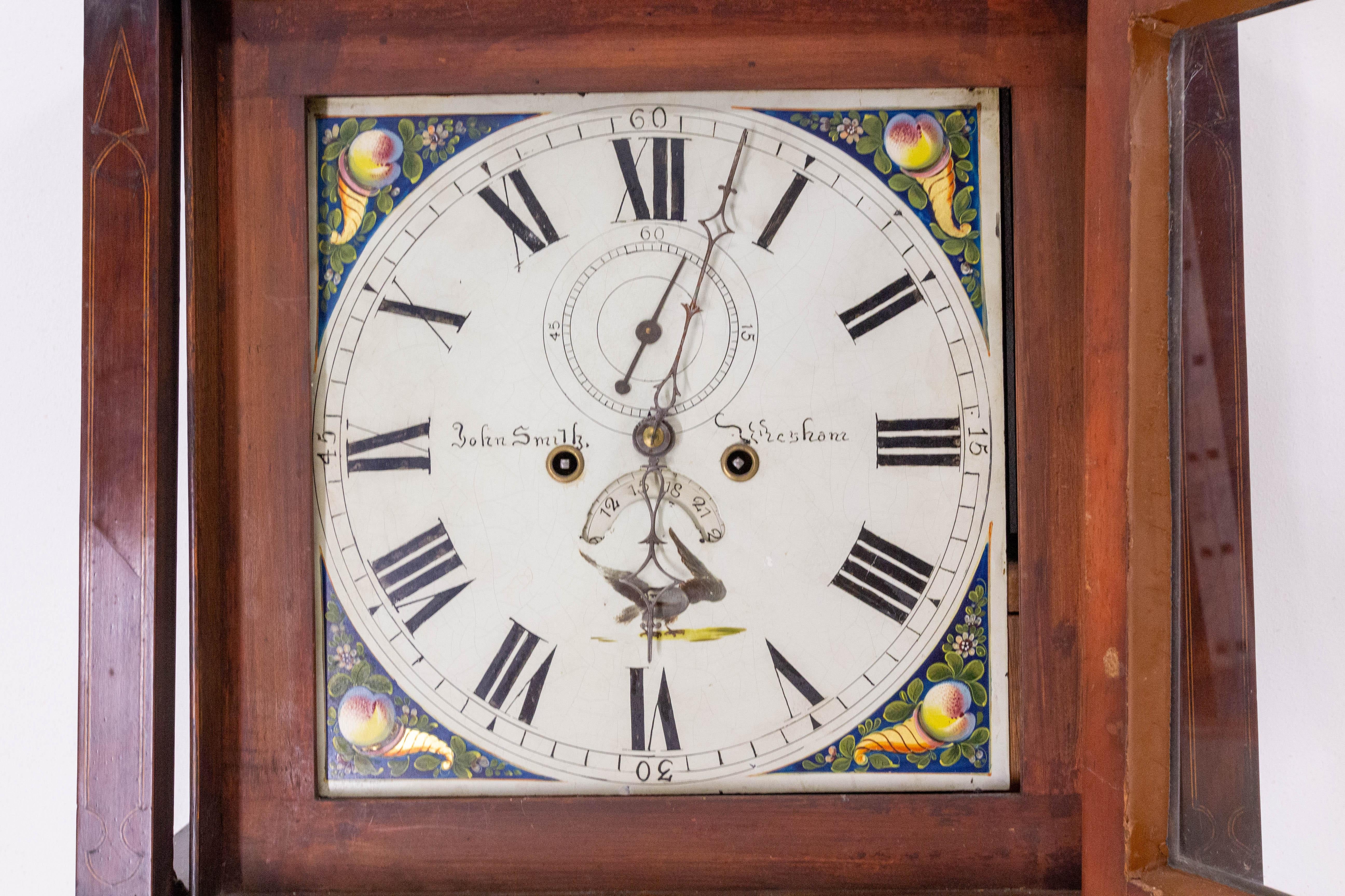 French English Longcase or Grandfather Clock George III 19th Century