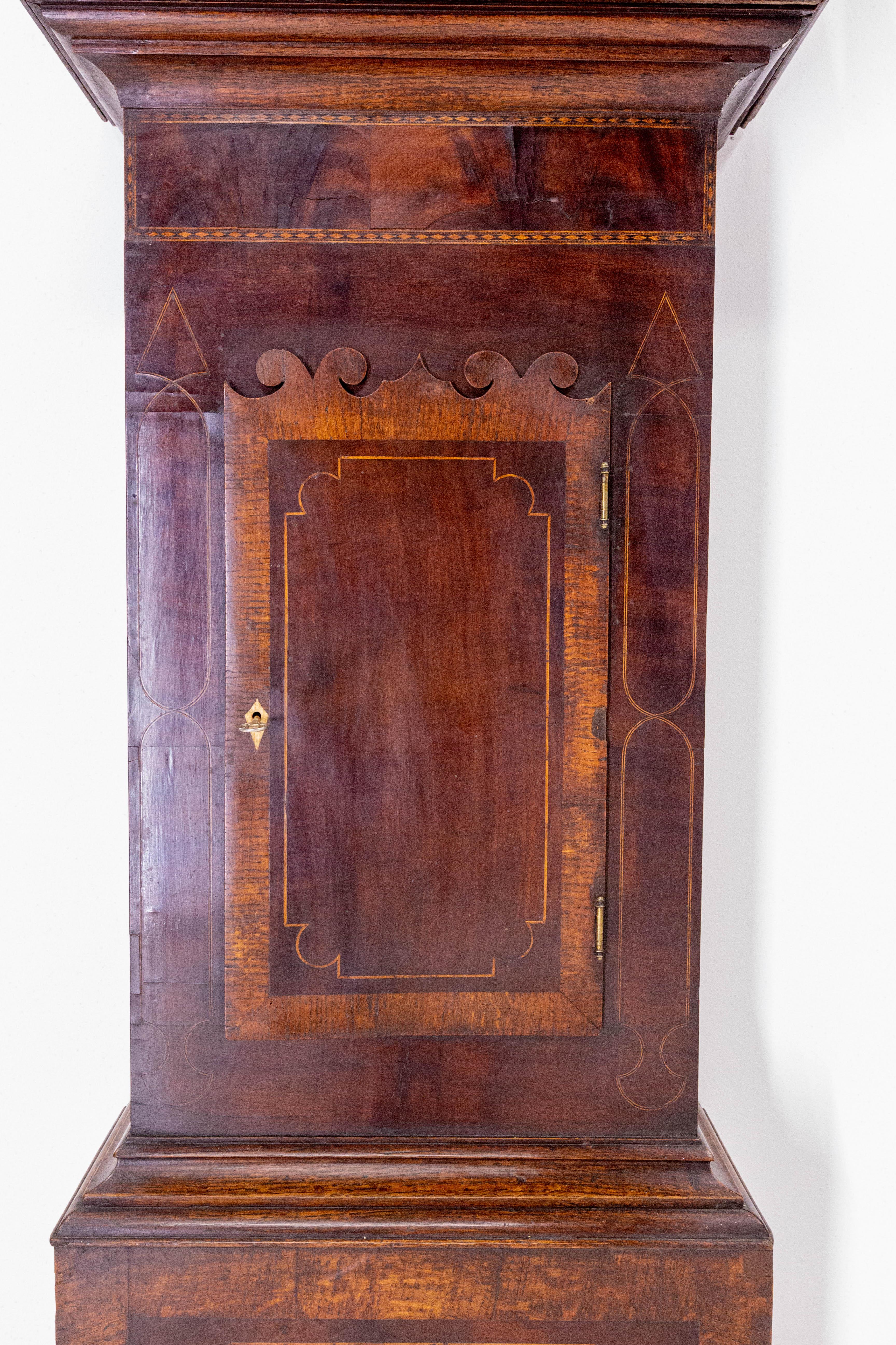 English Longcase or Grandfather Clock George III 19th Century 1